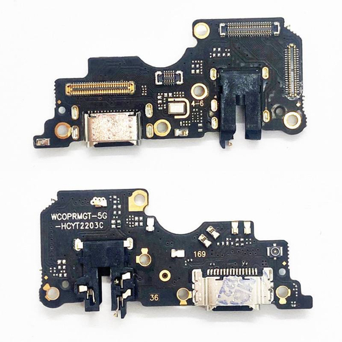 Шлейф для Realme GT 5G плата системный разъем/разъем гарнитуры/микрофон