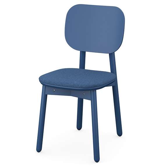 Стул Saga, рогожка, синий