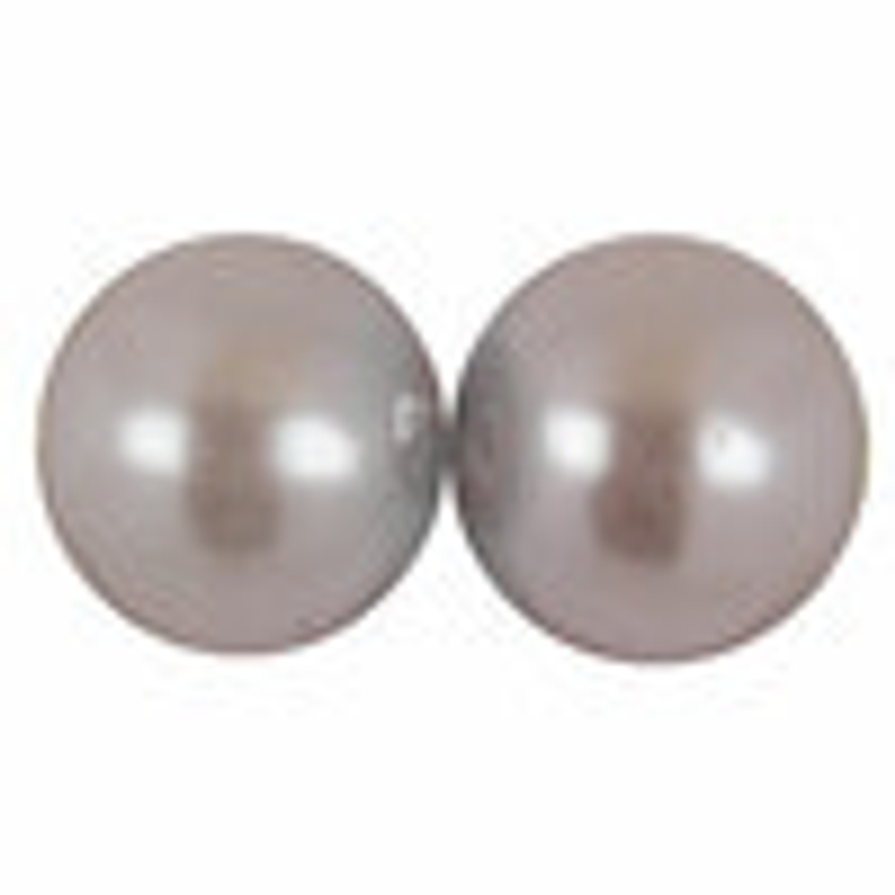 Бусина стеклянная "Zlatka"  на подложке в пакете с европодвесом стекло №09 светло-розовый