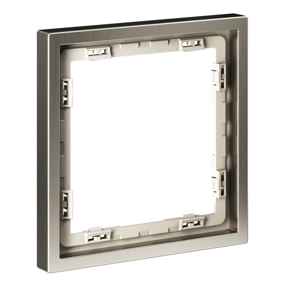 Рамка металлическая на 1 пост, S70 Metal (никель)