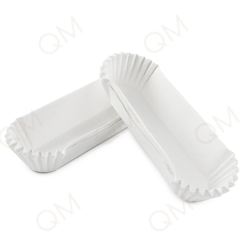 Тарталетки овал OV7 (белая) 34*136*26,5 мм, 100 шт