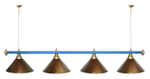 Лампа STARTBILLIARDS 4 пл. (плафоны золотые,штанга золотая,фурнитура золото)