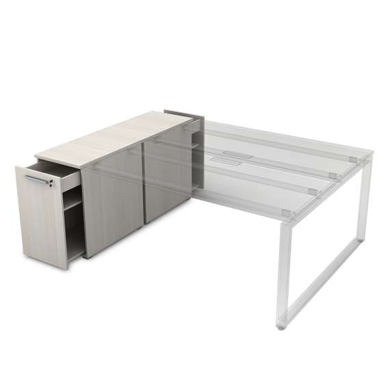 9ТП.012.2 Тумба с выкатной секцией (1635*450*750)