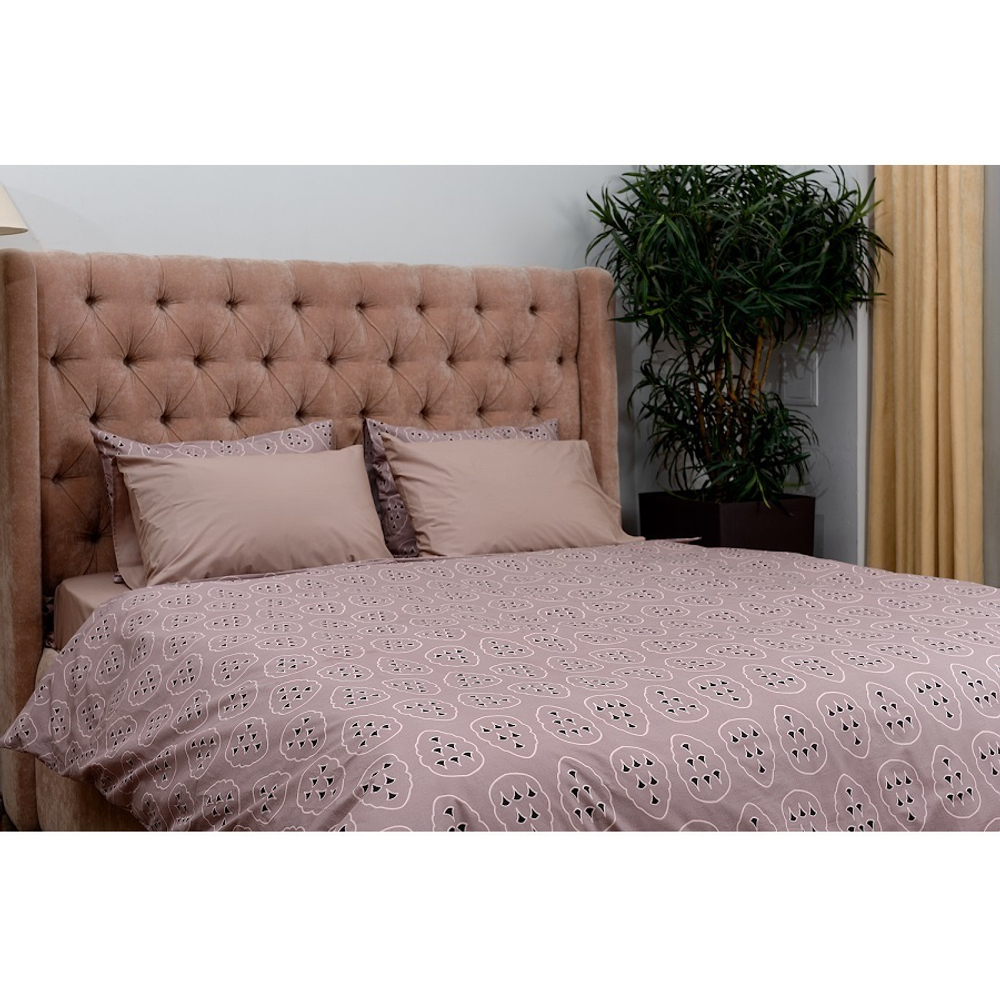 Набор из двух наволочек из перкаля с принтом Симметрия леса russian north, 50х70 см