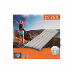 Мaтрас нaдувной Intex 67997 Camping Mat 184х67х17 см / Кoврик нaдувной Интeкс туристический велюровый в палатку для кемпинга и туризма
