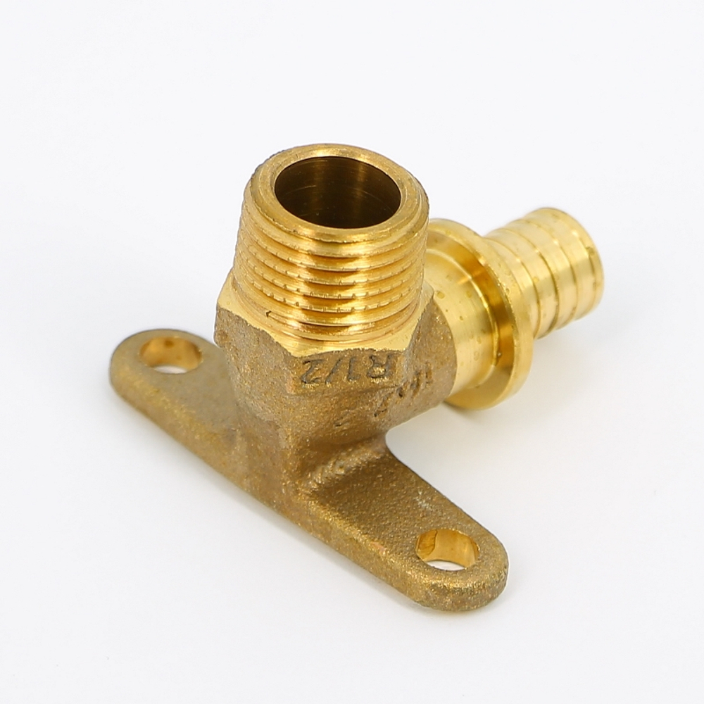 Водорозетка надвижная Н латунная REHAU 16 x 1/2" RAUTITAN бронза RX+ ( угол установочный Рехау )