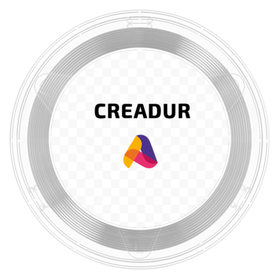 CREADUR пластик для 3D печати, 1.75 мм, натуральный, 750  гр.