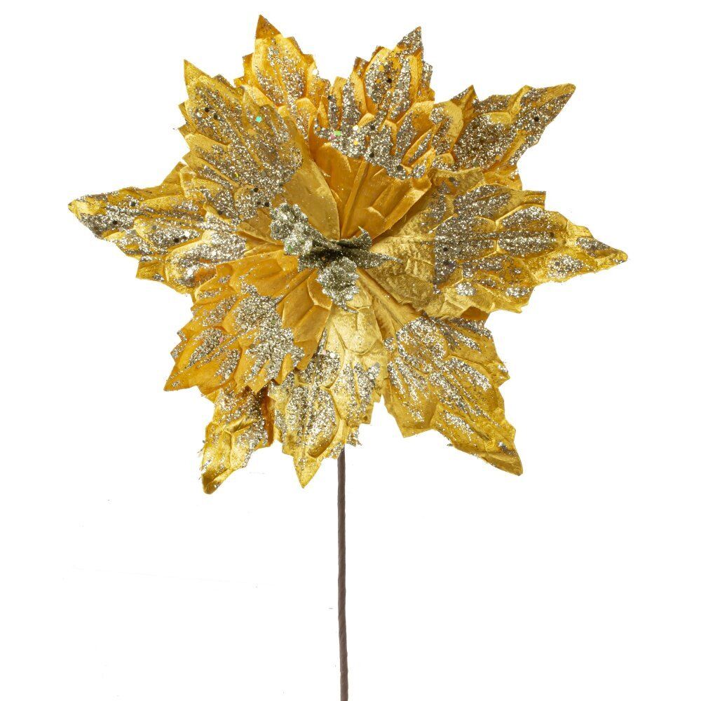 GAEM Цветок искусственный "Пуансеттия", L30 W30 H50 см, 2в.