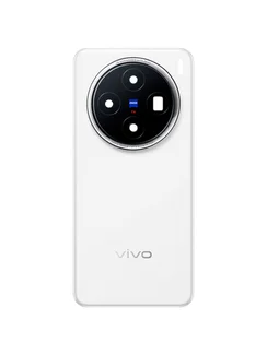 Задняя крышка для Vivo X200 белая (White) со стеклом камеры