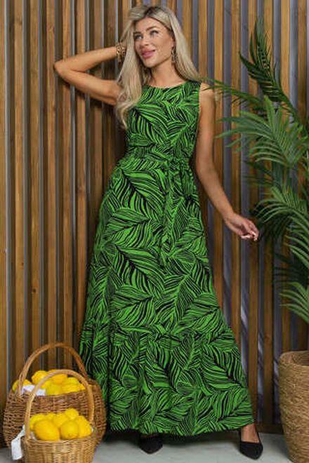 Платье Твой образ макси (зеленое) П13338-12М LT Collection