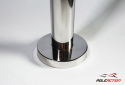 Модель №18 – стойка двухуровневого балетного станка «Элегант» (нержавеющая сталь)