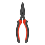 Длинногубцы изогнутые Black Nickel, 180 мм, двухкомпонентные рукоятки Matrix
