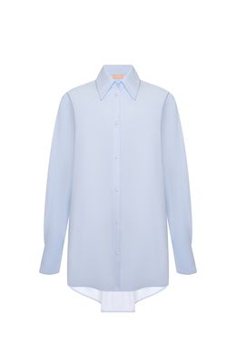 Рубашка из хлопка AMAN Голубой