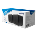 Компьютерные колонки 2.0 SmartBuy CUBES, супер звук, дерево, 6Вт, (SBA-4650) черная