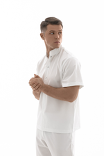 Костюм халат мужской Classic, поло и прямые брюки