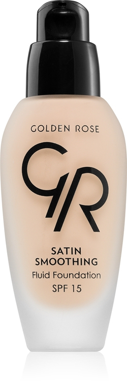 Golden Rose Satin Smoothing - Долговечная жидкая тональная основа SPF 15, 34 ml