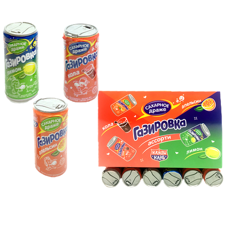 Сахарное драже Газировка