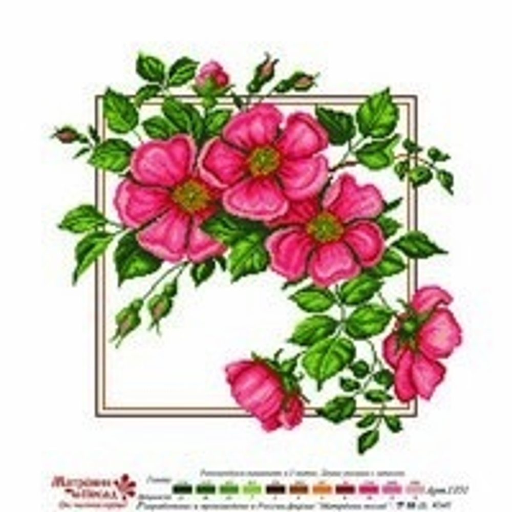 "Добрый день"-1351 канва с рисунком