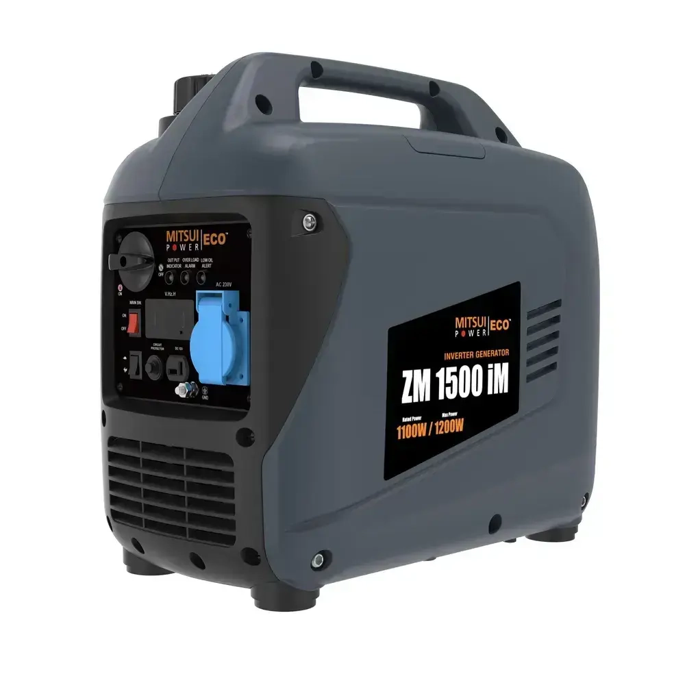 Инверторный бензиновый генератор Mitsui Power ECO ZM 1500 IM / 1,2 кВт, 220 В, 1 фаза, ручной запуск