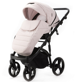 Детская коляска Adamex Lanti 2 в 1 LN-PS26 TIP (СВ.РОЗОВЫЙ + СВ.РОЗОВАЯ КОЖА)