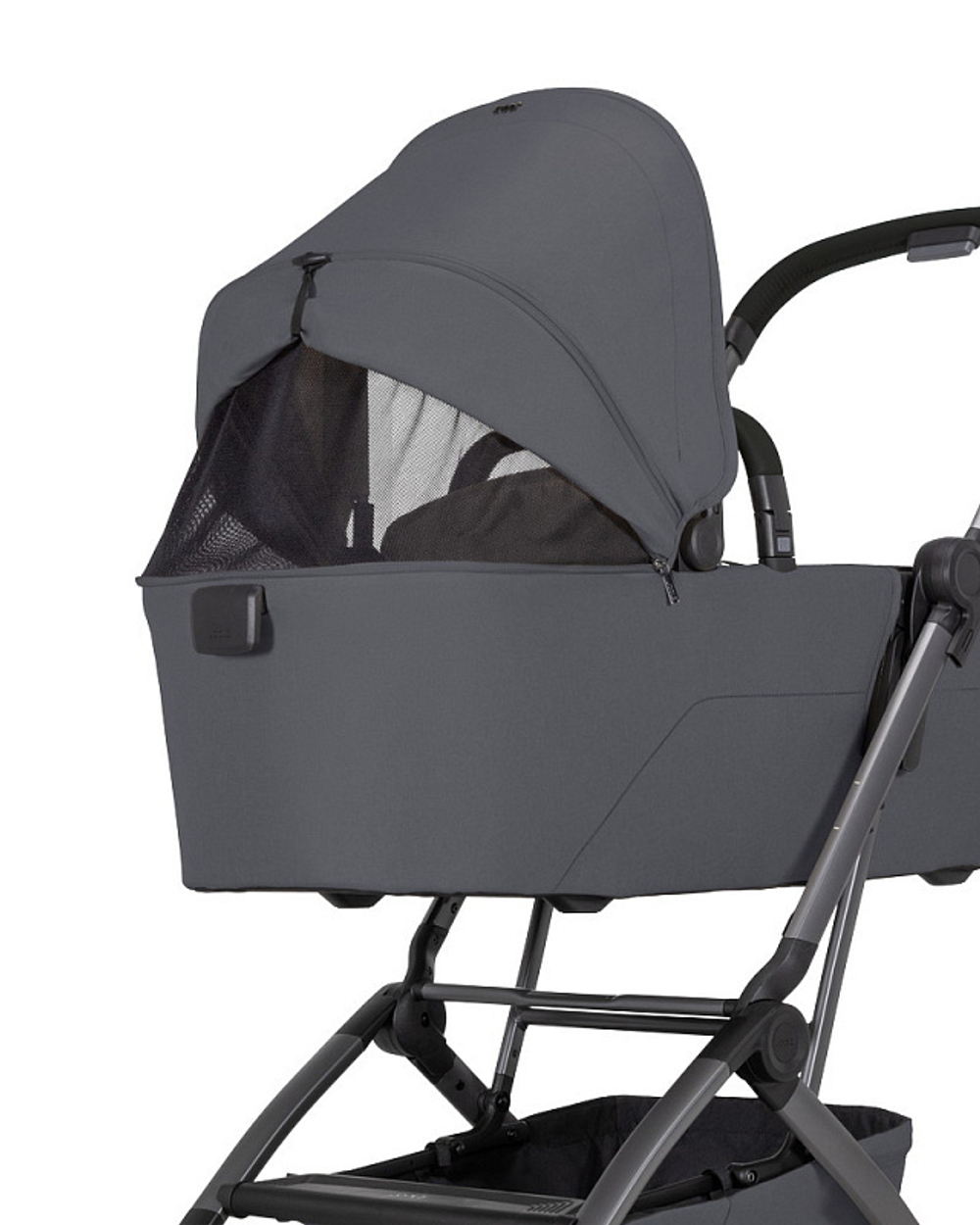 Коляска 2 в 1 Joolz Aer 2 с бампером Stone Grey/Black Carbon