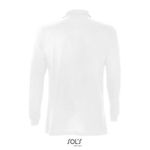 Рубашка поло мужская Sol's Star с длинным рукавом. Тёмно-синий  M