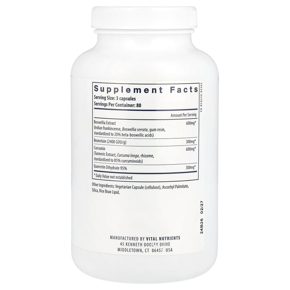 Vital Nutrients, BCQ®, 240 веганских капсул