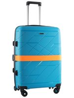 Чемодан 463 / С ремнем / Полипропилен