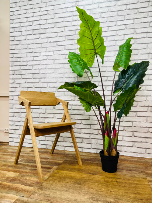 Растение искусственное Таро или Колоказия 161-029 150см