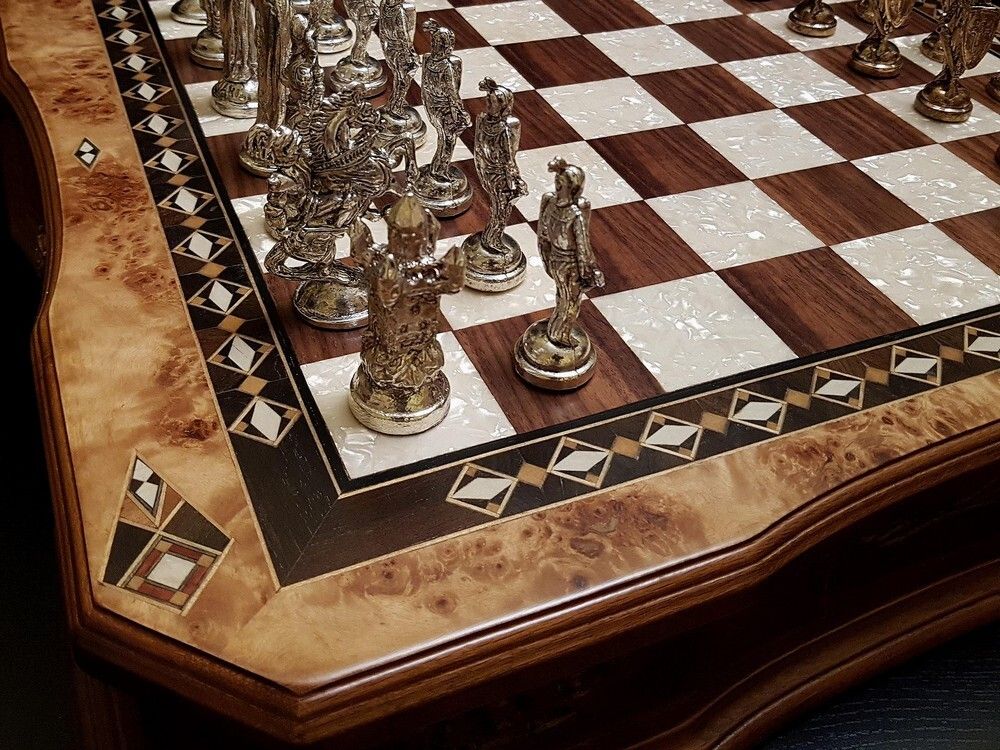 Шахматы "Сражение" клен антик (2619.MAZ) 5