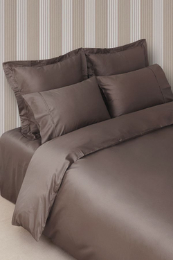 Пододеяльник 200х220 Bovi Basic шоколадный Португалия