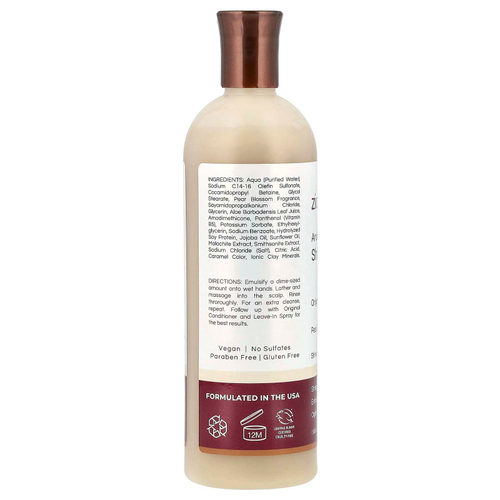 Zion Health, Adama, Шампунь с древними минералами, Оригинальный продукт, Цветы груши, 16 ж. унц.(473 мл)