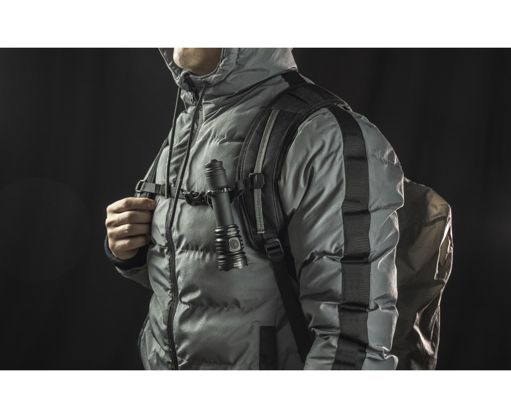 Фонарь светодиодный тактический Armytek Viking Pro Max, 5300 лм, 355 м, холодный свет, аккумулятор