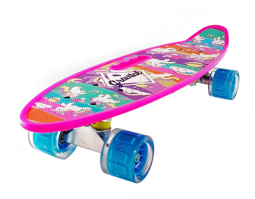 Скейтборд PWSport Print 22" Радуга