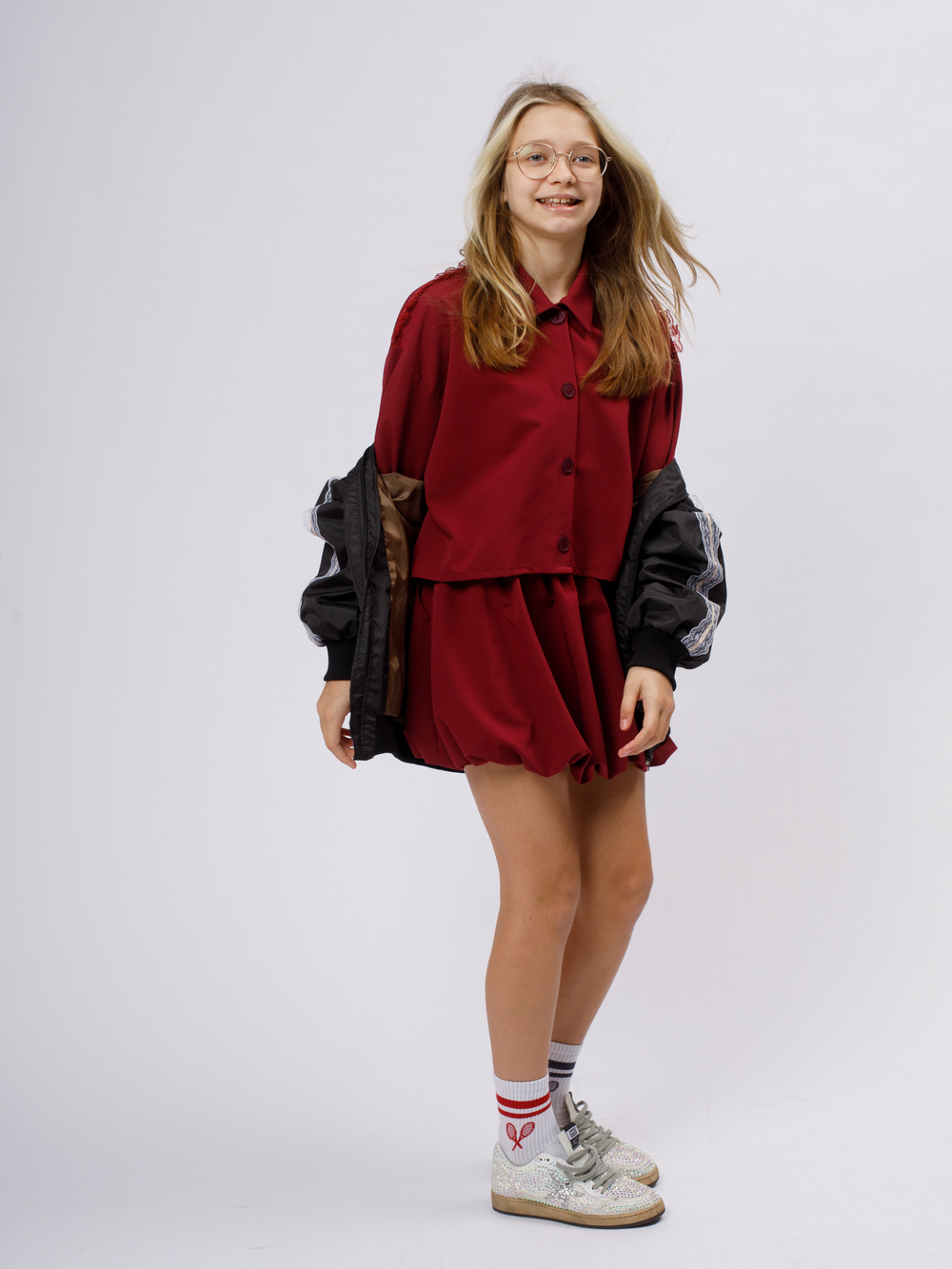 Куртка ветровка черная