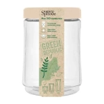 Банка для сыпучих продуктов Green Republic 0,75л лён