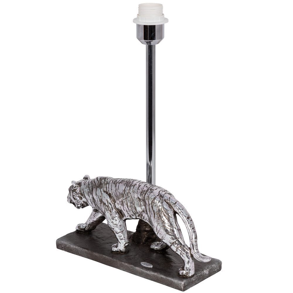 Настольная лампа Тигр Античное Серебро Тюссо Мурена