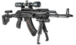 Магазин полимерный 7.62x39 на 30 патронов для AK (tan)