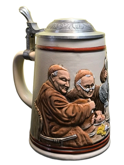 Кружка пивная "Ужин монахов" Германия, 1990-2010 гг.