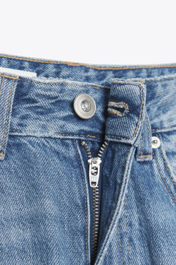 ZARA ДЖИНСЫ OVERSIZE TRF СО СРЕДНЕЙ ПОСАДКОЙ, СИНИЙ