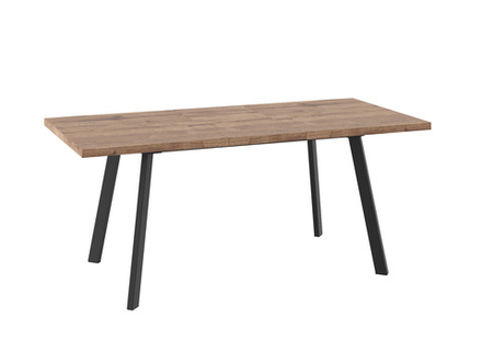 Стол МАМАДОМА Борг-140 Дуб Веллингтон/черный