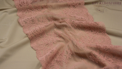 Эластичное кружево, нежный румянец, 20 см (Артикул: EK-2026), м