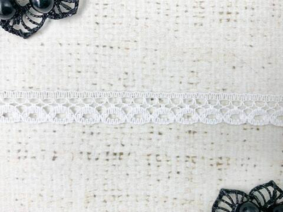 Кружево-трикотаж, ш. 1,2 см