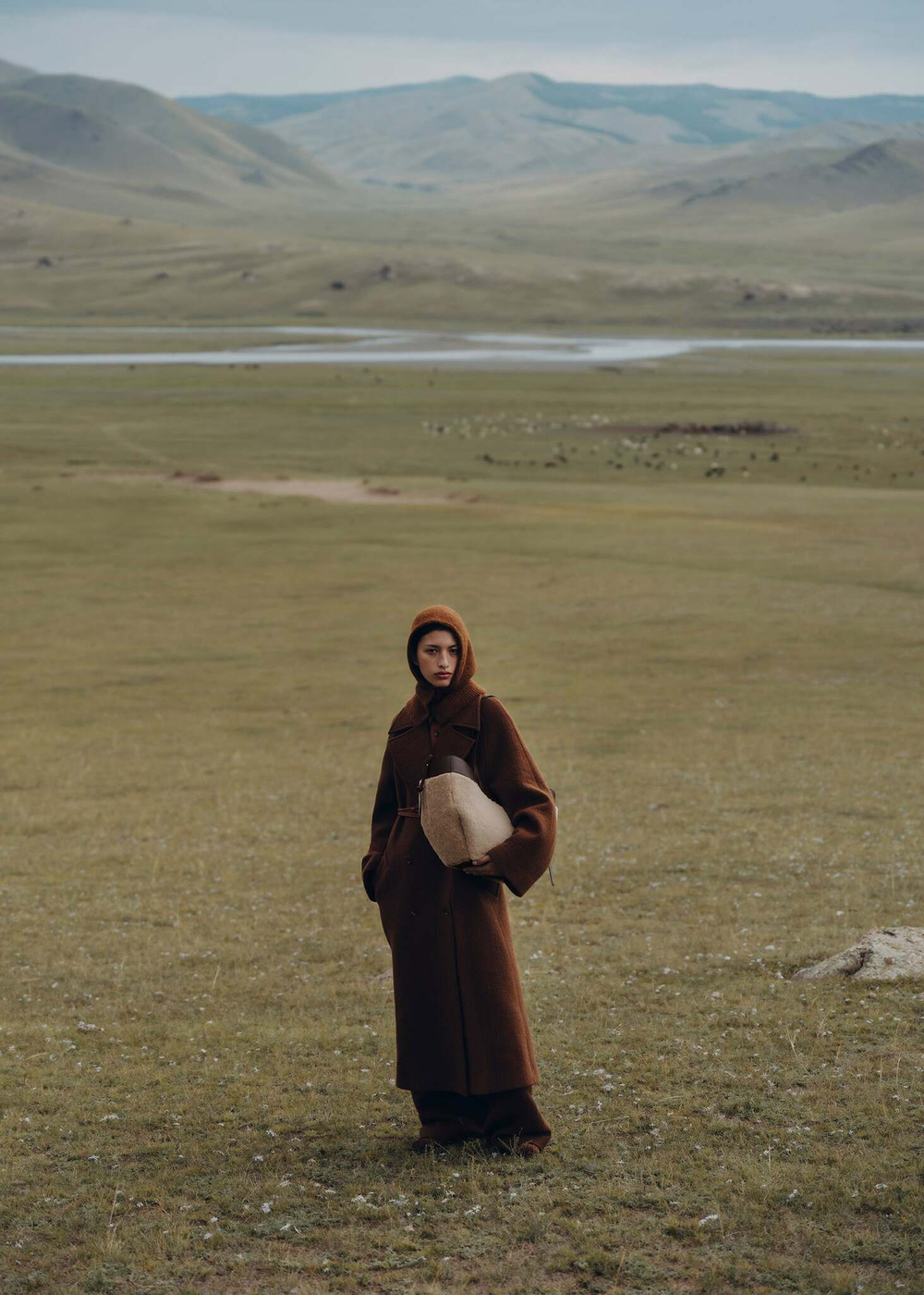 Сумка Polene Cyme EDITION ALPACA