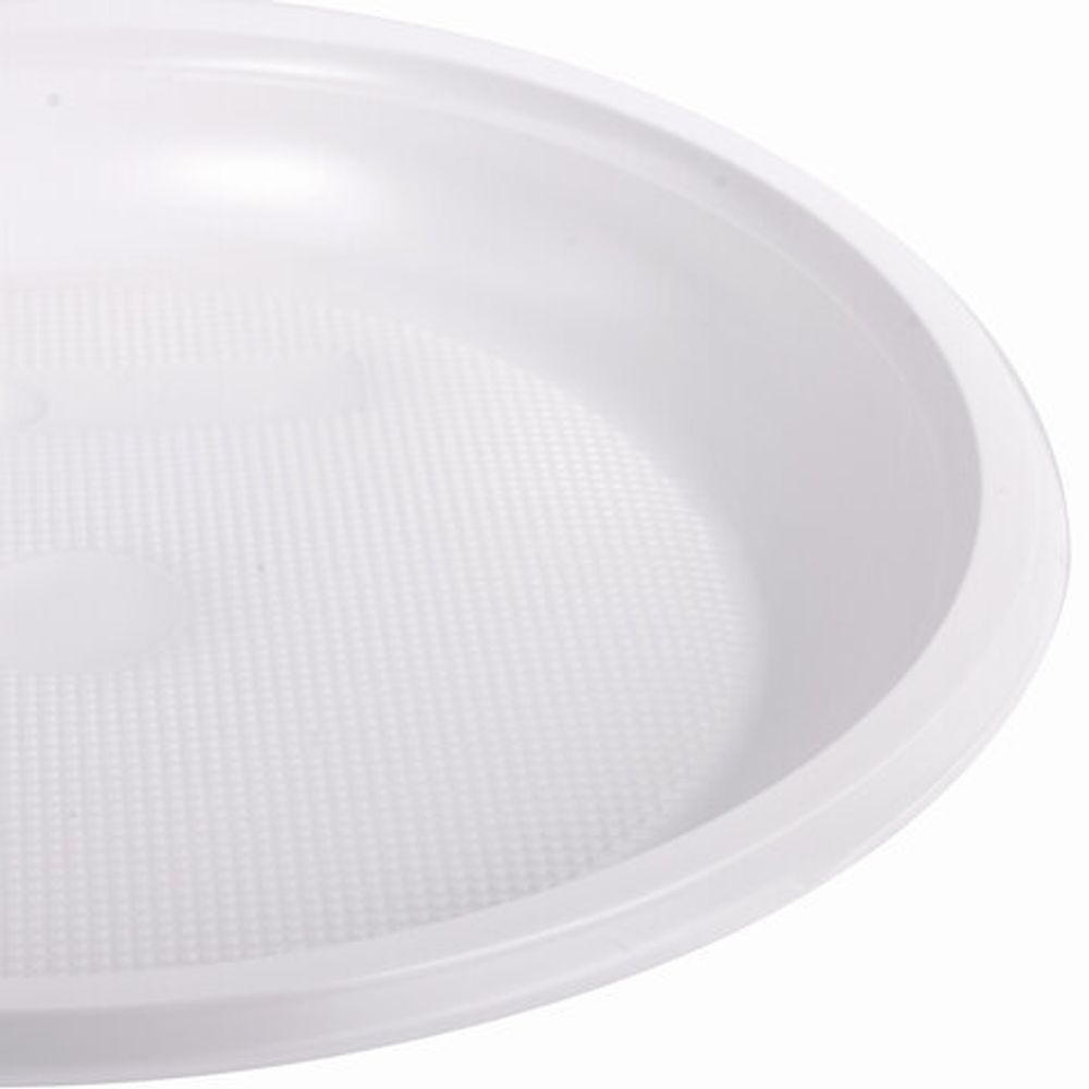 Одноразовые тарелки десертные, 100 шт., пластик, d=165 мм, холодное/горячее, LAIMA, 607388