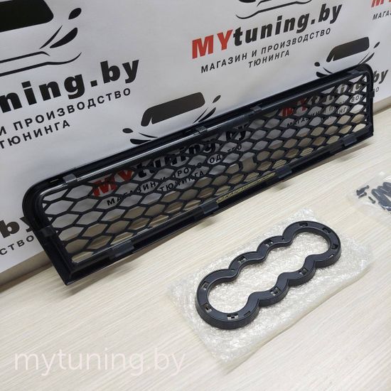 Решетка радиатора RS-TYPE MATT BLACK для Audi A4 B6