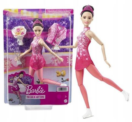 Кукла Barbie Mattel Winter Sports Зимние виды спорта Барби фигуристка HHY27