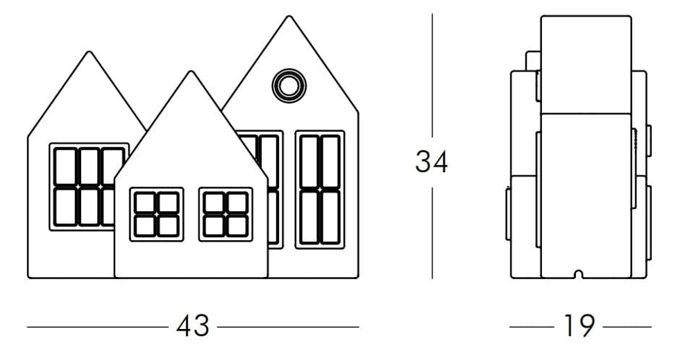 Светильник пластиковый настольный Kolme Warm Lighting LED