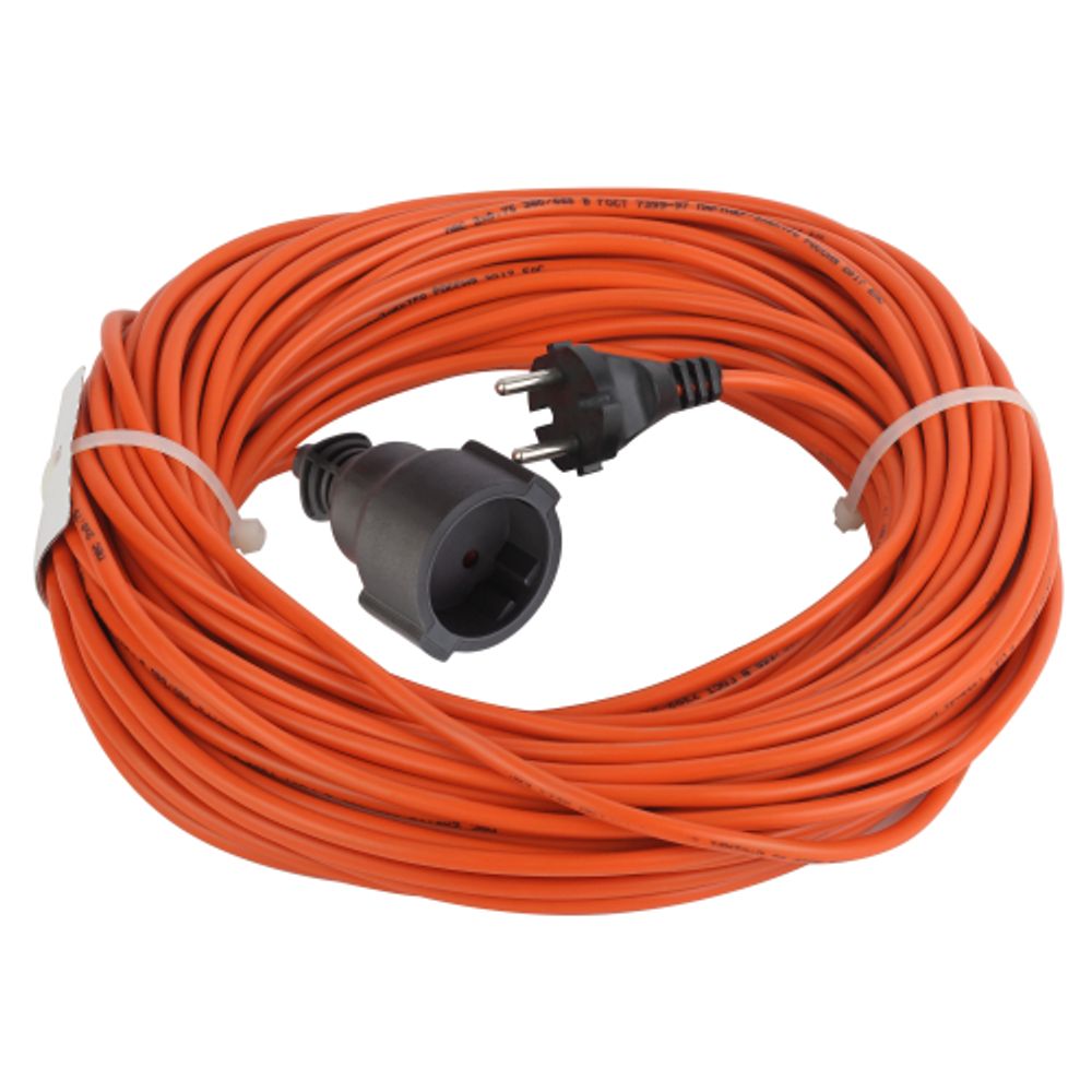 Удлинитель силовой ЭРА UPx-1-2x0.75-30m в бухте без заземления 1 розетка 30м ПВС 2х0.75мм2 | Силовые удлинители