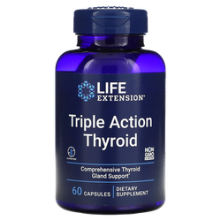 Life Extension Triple Action Thyroid 60 capsules , Комплекс для щитовидной железы